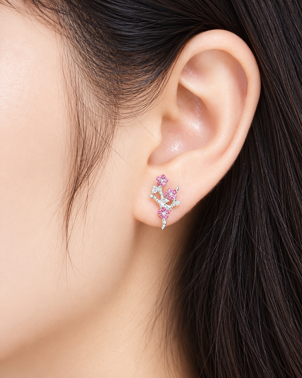 The Sakura Blossom Earrings